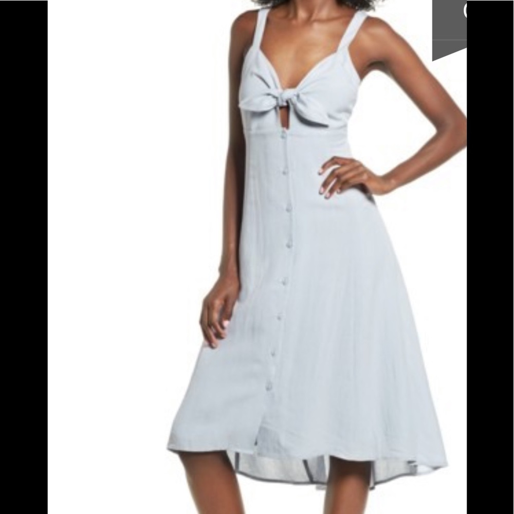 Astr the label light blue dress